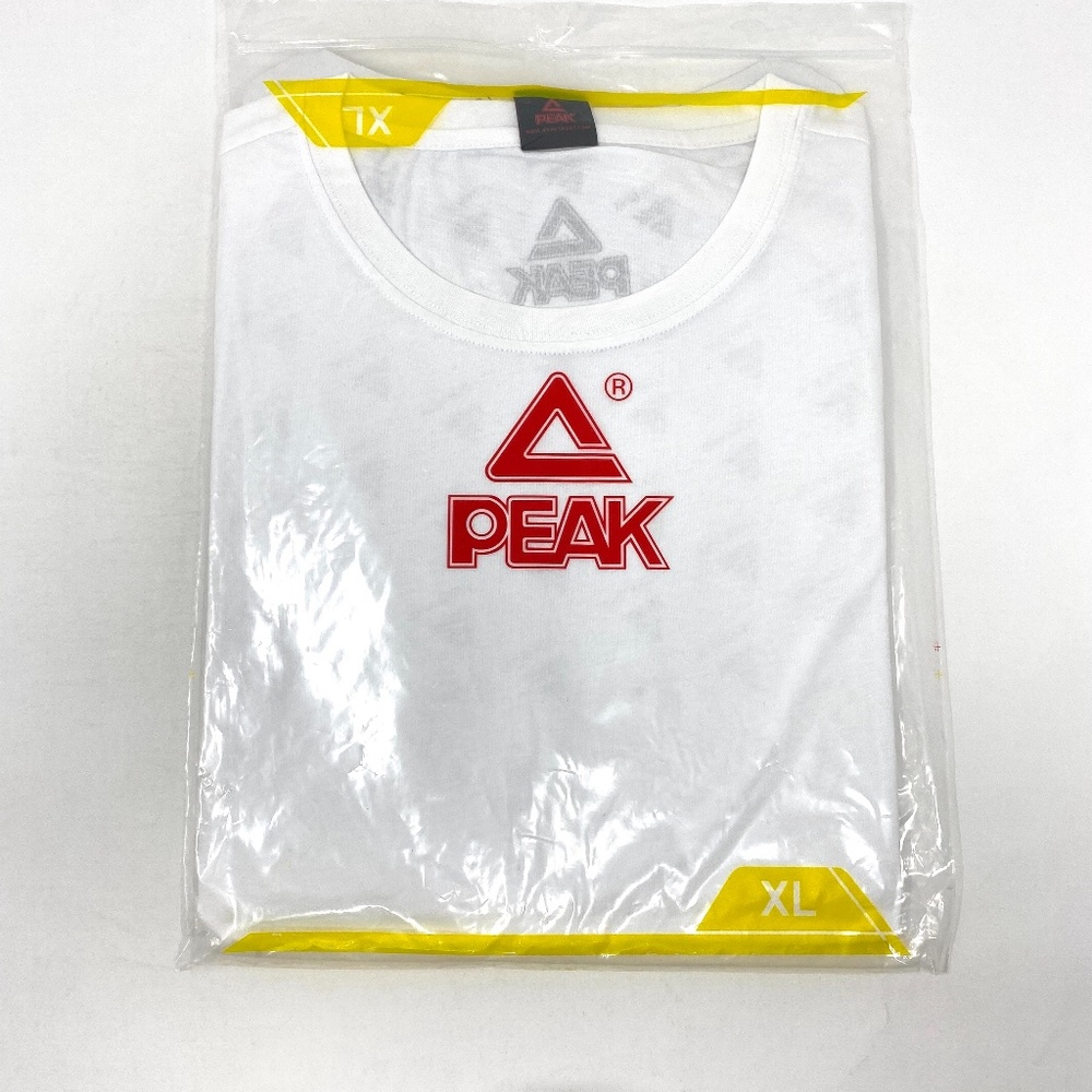 PEAK White Short Sleeve T-Shirt